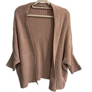 Barefoot Dreams CozyChic Size S / M Small / Medium Dusty Pink Open Cardigan